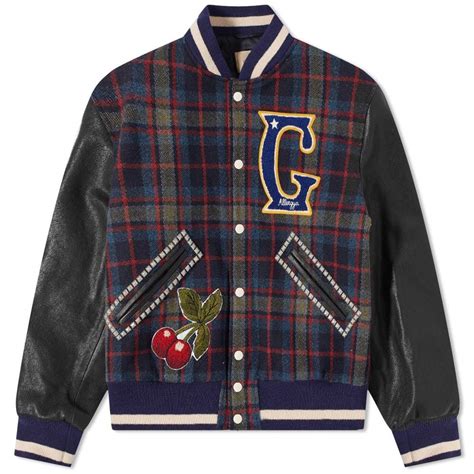 gucci floral varsity jacket|其他.